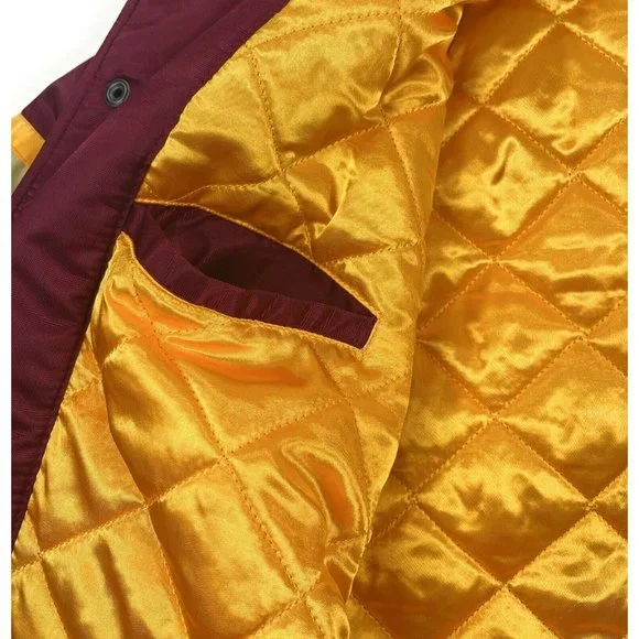 Cleveland Cavaliers Starter Mens 6XL Legacy Vintage Satin Bomber Varsity Jacket - Picture 8 of 12
